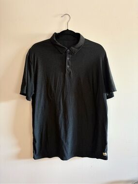 Vuori Black Men's Polo Shirt